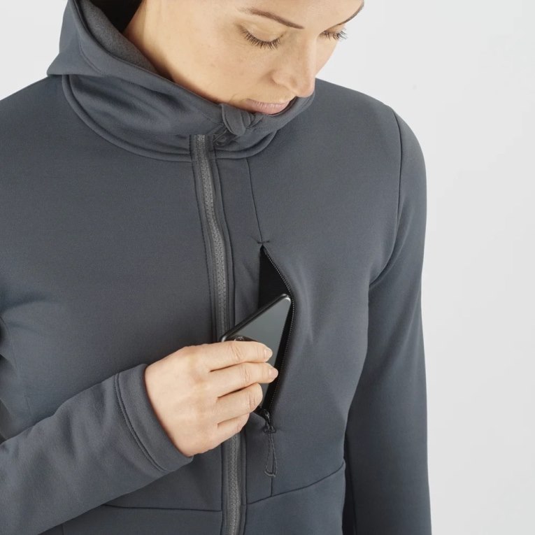 Black Salomon Essential Xwarm Women's Jackets | IE TB1925